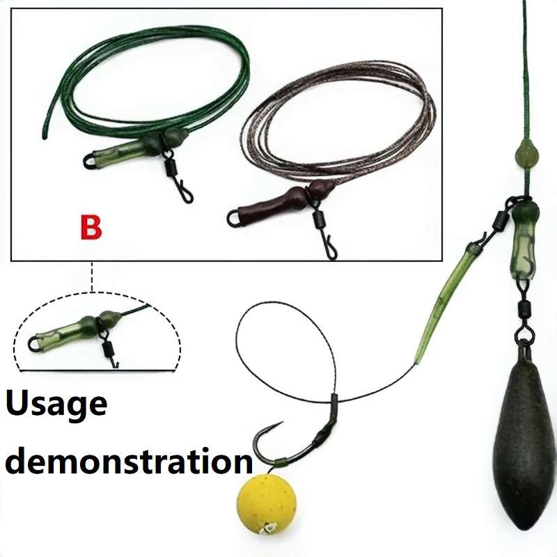 Línea de pesca sin plomo para carpa: resistente a enredos - imagen 2