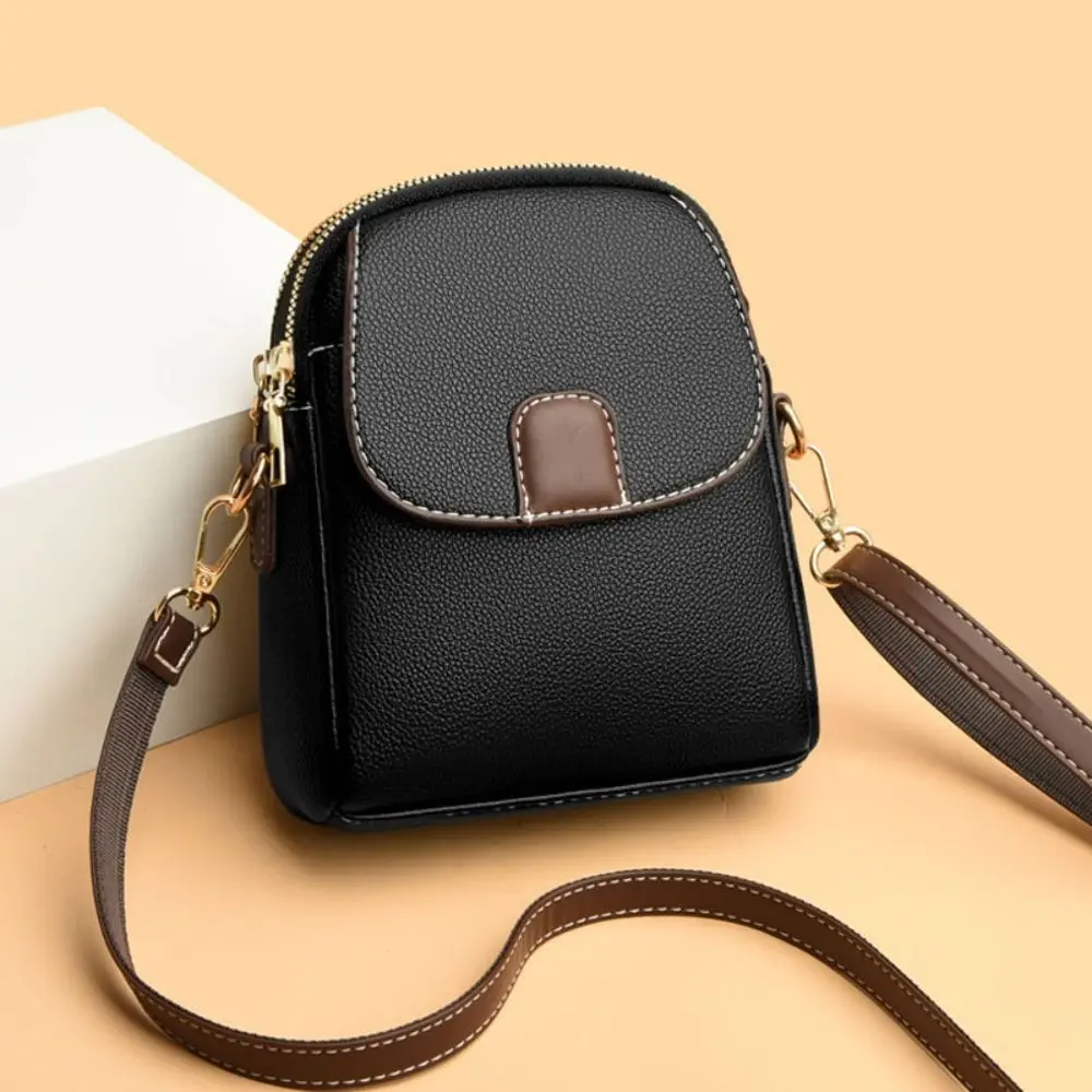 Bolso de hombro de cuero cuadrado para mujer – mini bandolera - imagen 4