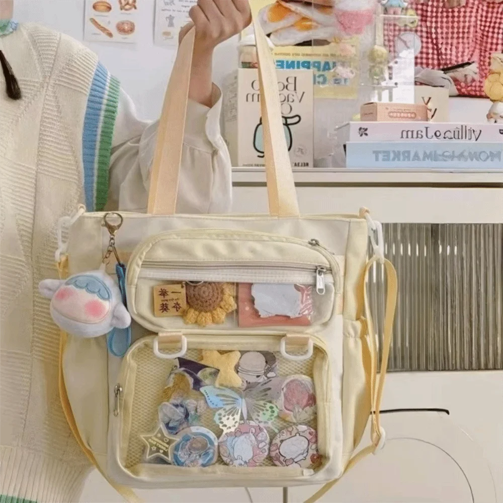 Bolso transparente tipo Ita Bag portátil bandolera de hombro - imagen 5