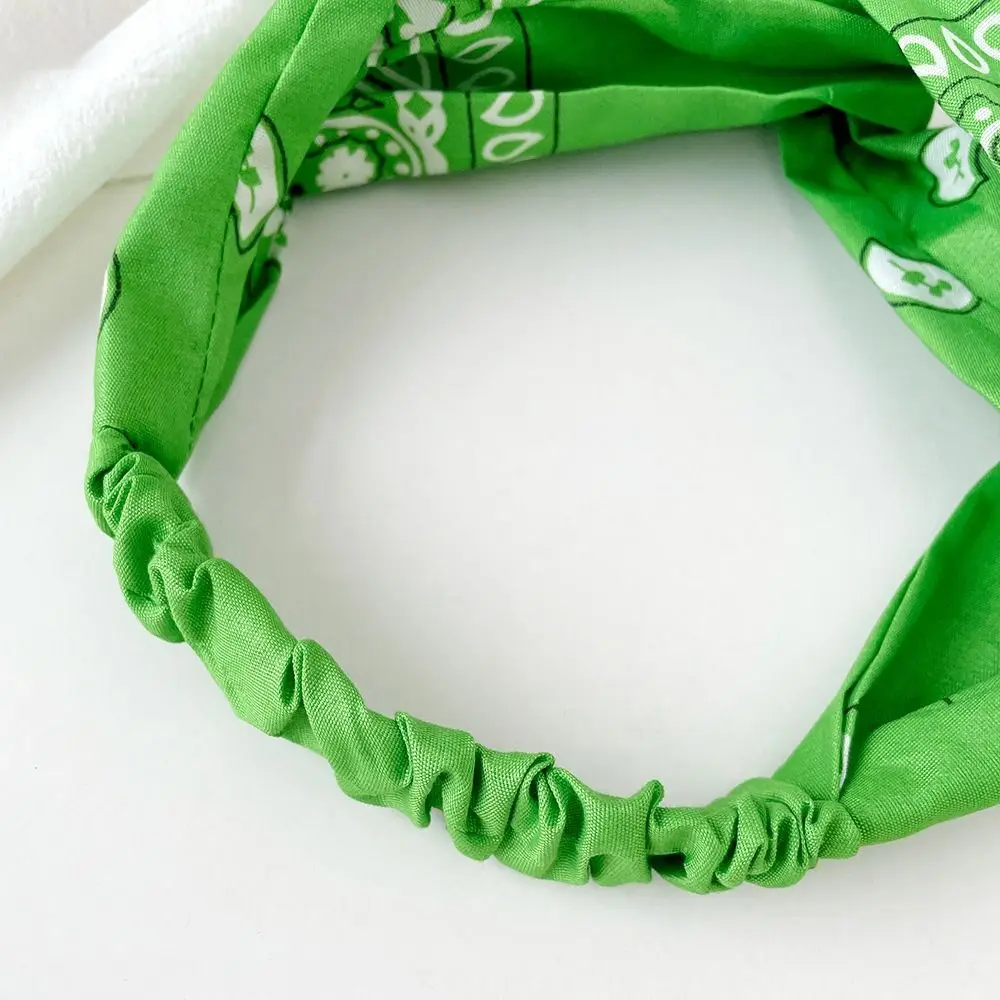 Bandana turbante boho con nudo elástico unisex estampada Cashew Print - imagen 2