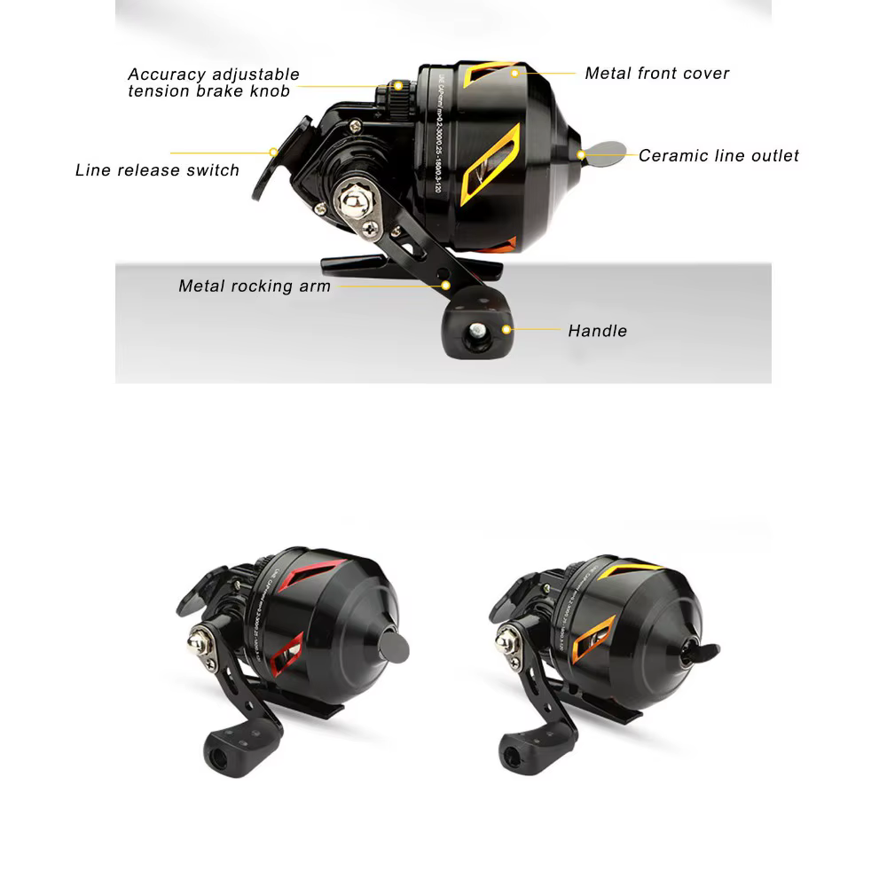 Carrete de pesca cerrado 3,9:1 con freno de 3,75 kg - imagen 5