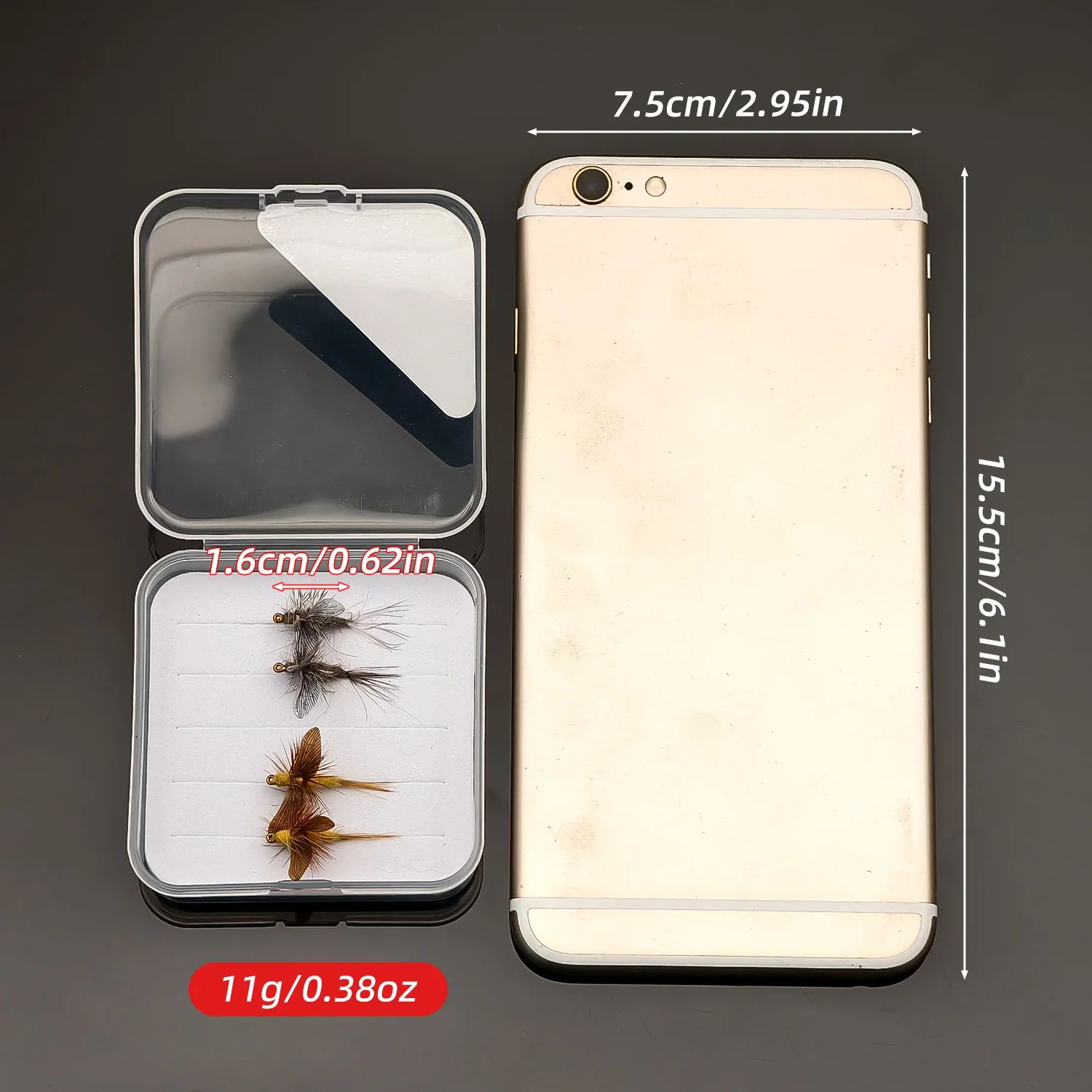 ANFS MayFly Emerger Moscas Secas a Mano – para pesca en agua dulce - imagen 4