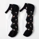 Calcetines tobilleros mujer encaje transpirable con cristales y flores