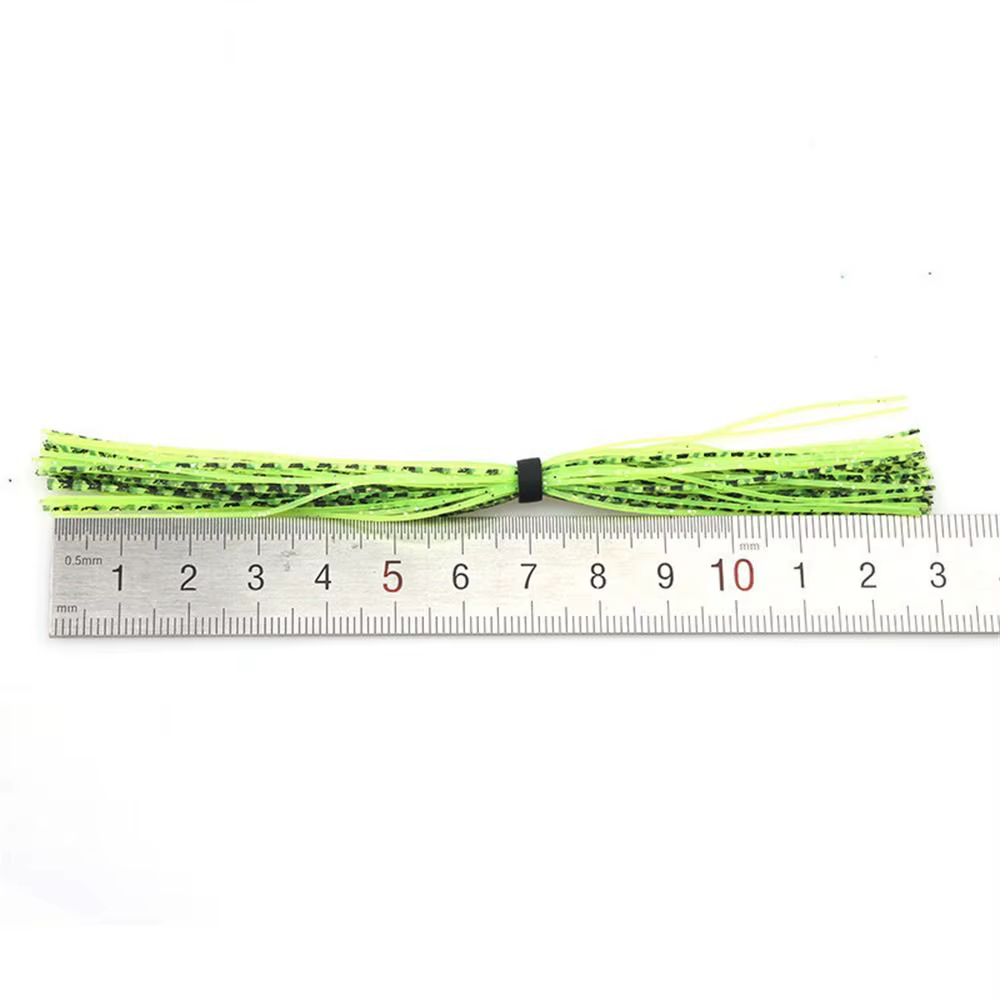 Faldas de silicona Baitfish para Buzzbaits y Spinnerbaits brillantes - imagen 5