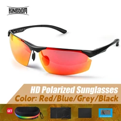 Gafas polarizadas de pesca Kingdom HD – aleación Al-Mg, agua salada
