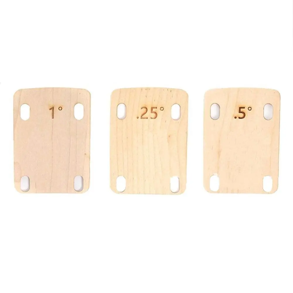 Cuñas de mástil de arce duro en pack de 3