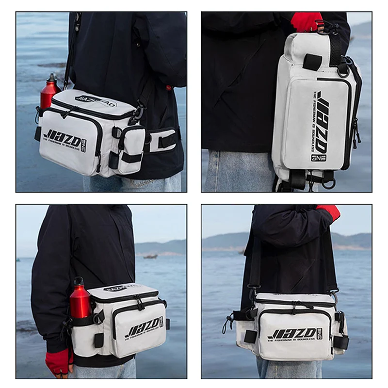 Bolsa impermeable portacañas con cinturón táctico de pesca - imagen 4