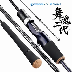 Caña de jigging ligero ECOODA EELJ II – carbono sólido FUJI