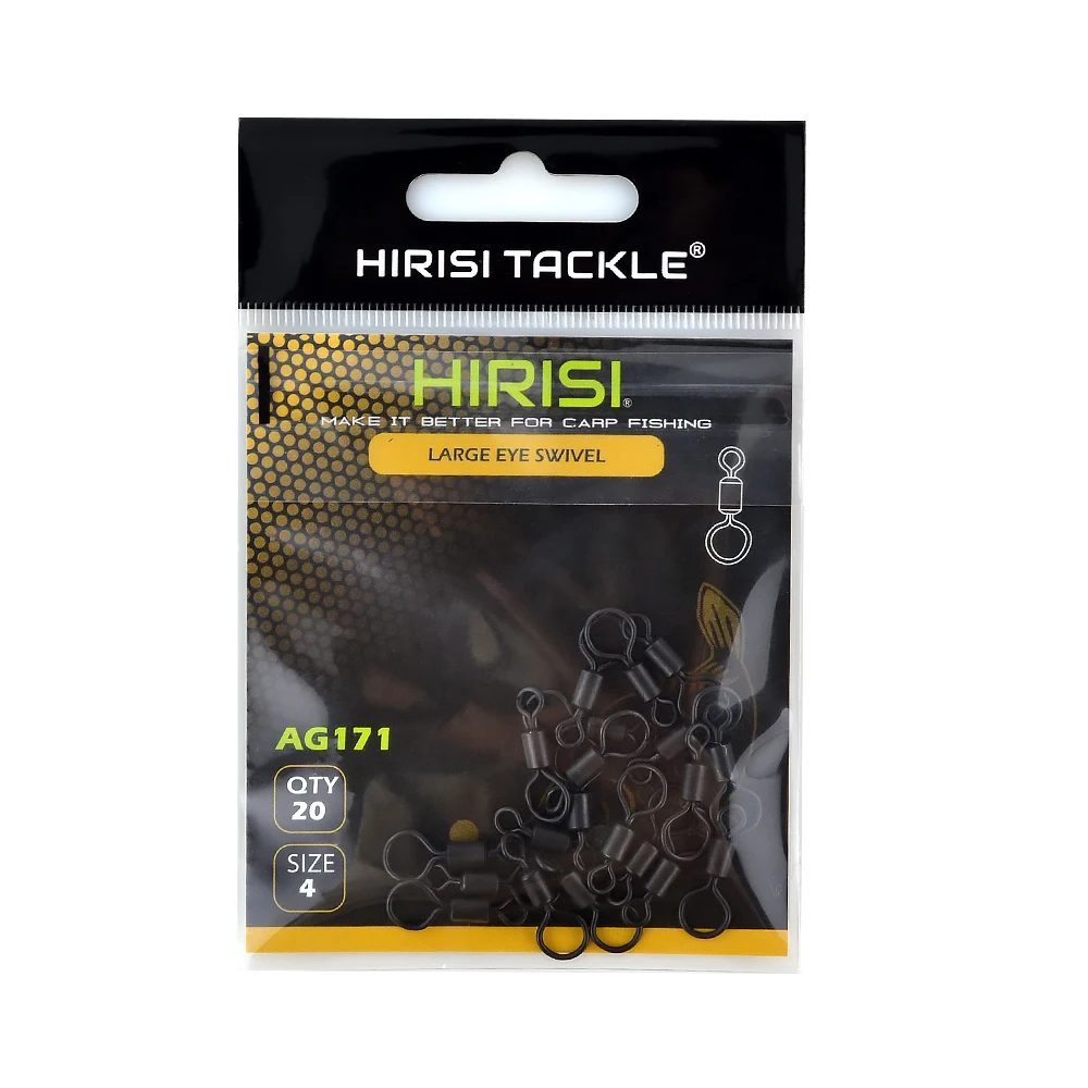 Hirisi AG171 conectores giratorios metálicos ojo grande anti-enredos - imagen 5