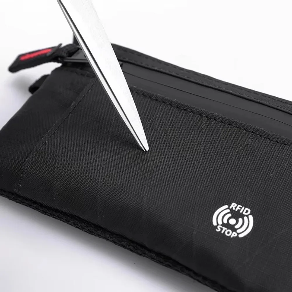 Cartera RFID antifraude con bloqueo y cierre para tarjetas hombre - imagen 2
