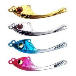 Cuchara giratoria metal VIB con cebo largo para lubina y trucha