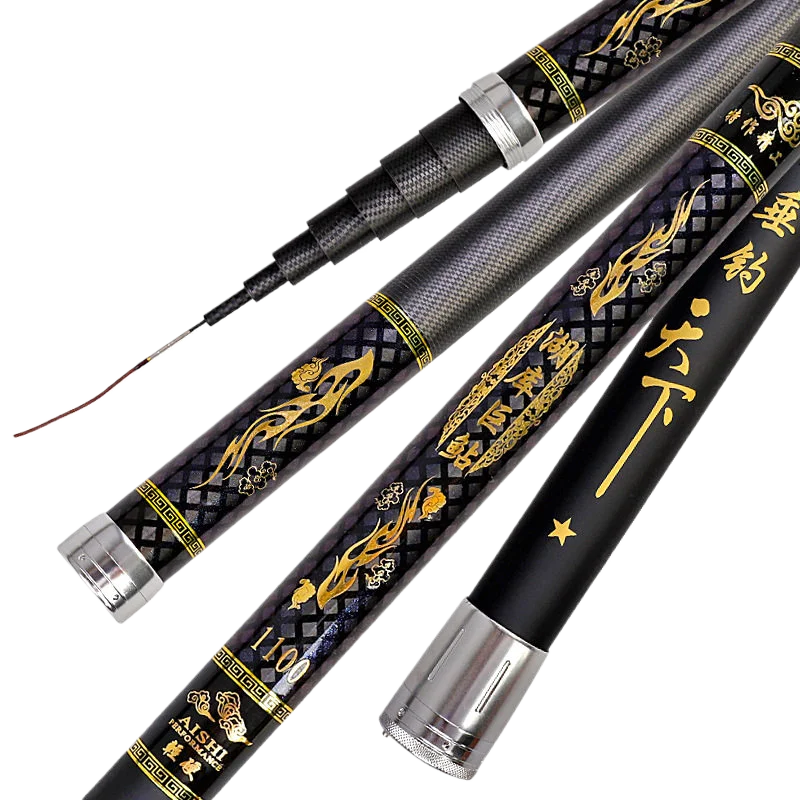 Caña de carbono ultra ligera para pesca de carpa y carassio - imagen 3