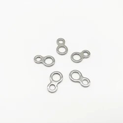 Anillo Giratorio para Señuelos de Pesca en Acero Inoxidable