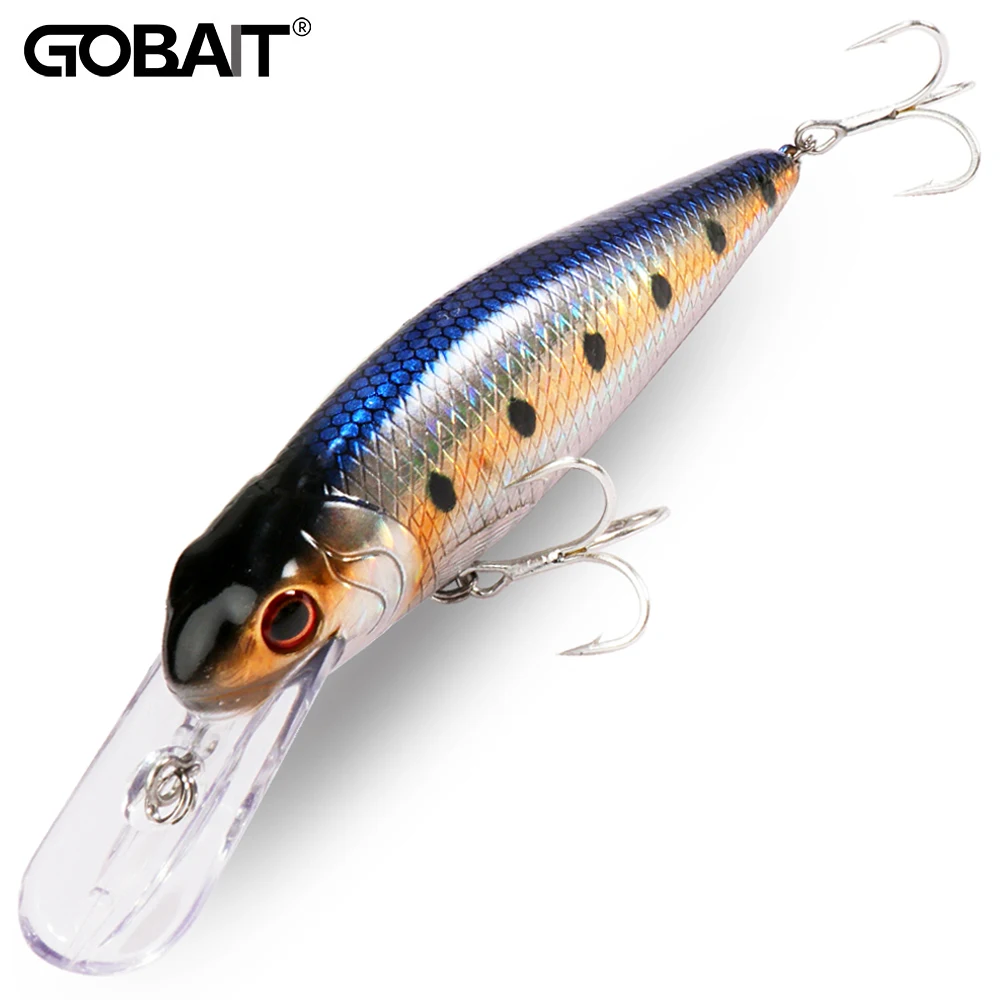 Señuelo Jerkbait Flotante – Wobbler con anzuelos triples para pesca de mar