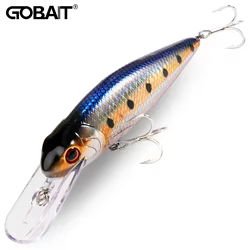 Señuelo Jerkbait Flotante – Wobbler con anzuelos triples para pesca de mar