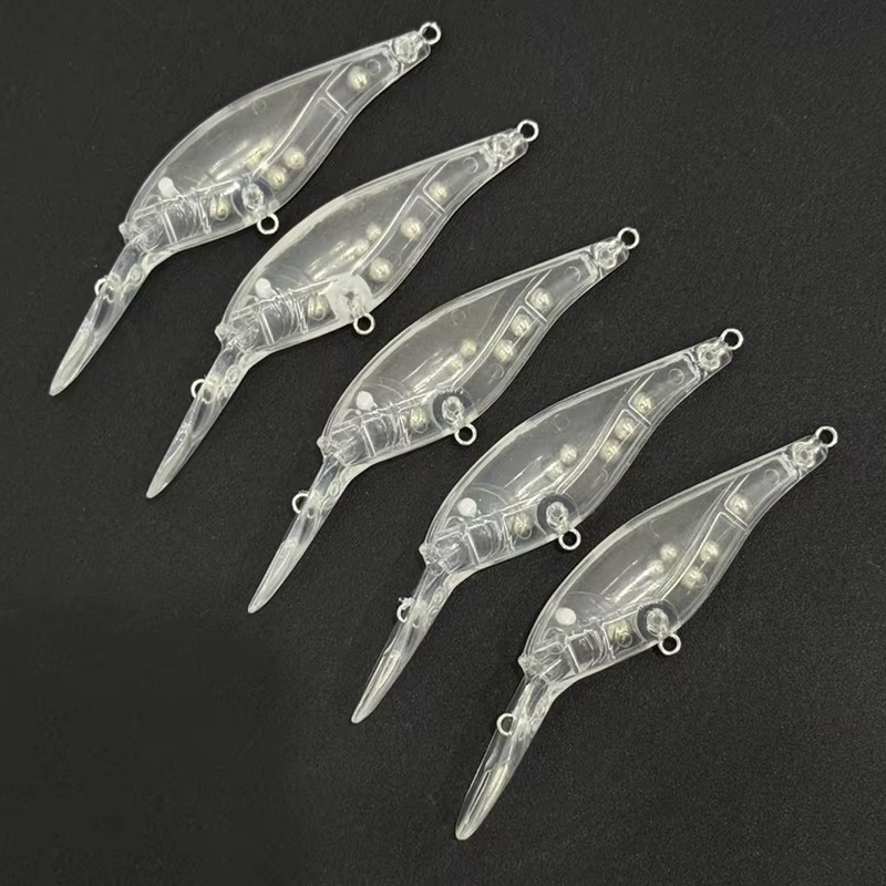Señuelo Minnow DIY sin Acabado para Spinning Flotante/Hundido