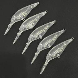 Señuelo Minnow DIY sin Acabado para Spinning Flotante/Hundido