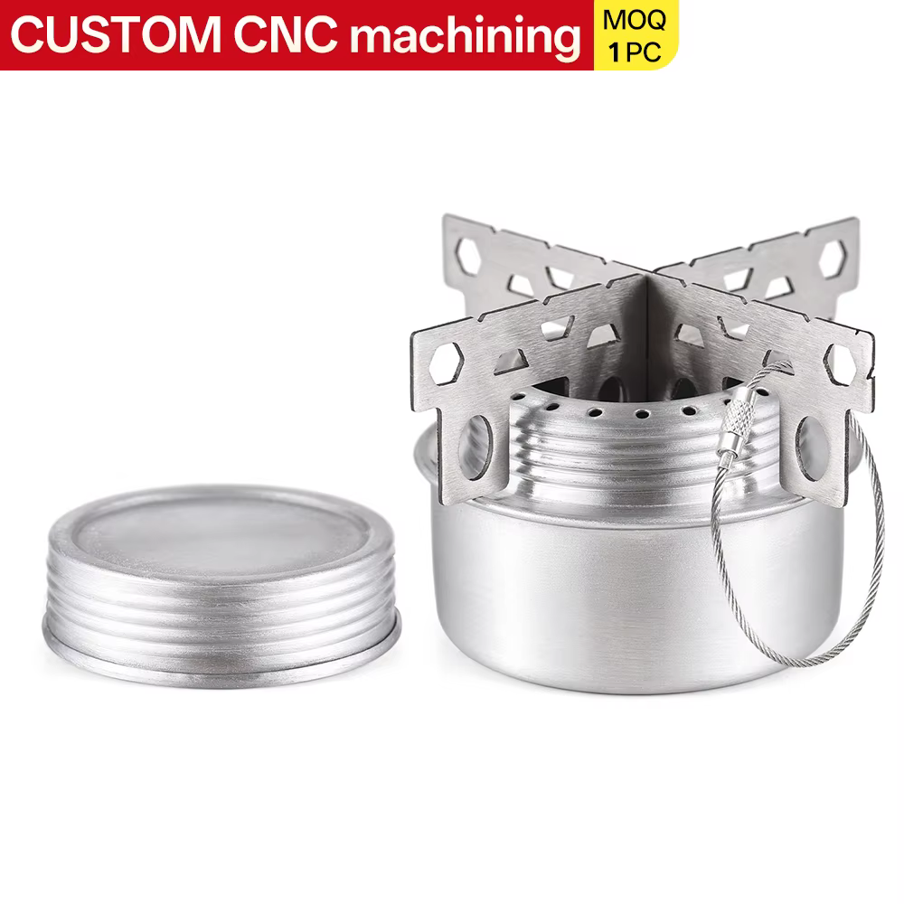 Soporte cruzado CNC para estufa de alcohol de camping - imagen 5