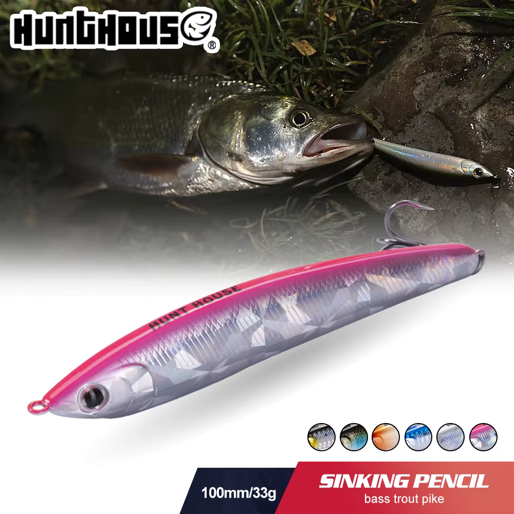 Hunthouse Super Surger – Lápiz jerk para lubina y trucha