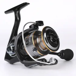 Carrete giratorio EK con brazo y rotor de metal, suave