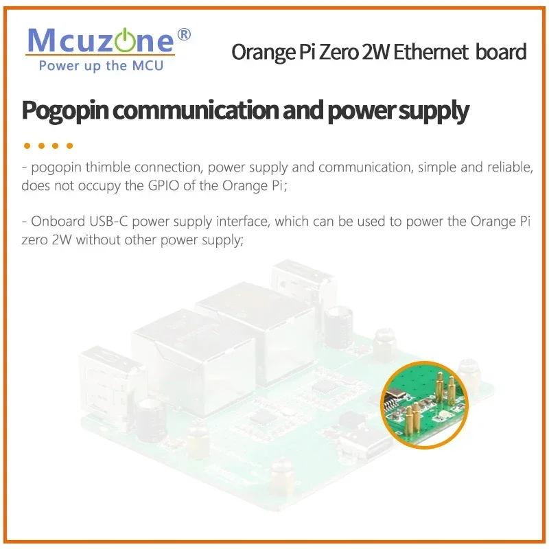 Placa Ethernet dual Orange Pi Zero 2W con host USB - imagen 3