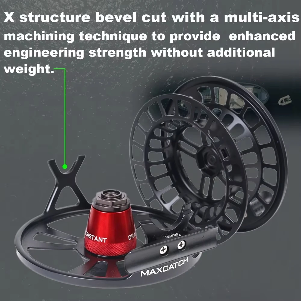 Carrete de mosca impermeable Maximumcatch SPRINT con drag suave - imagen 5