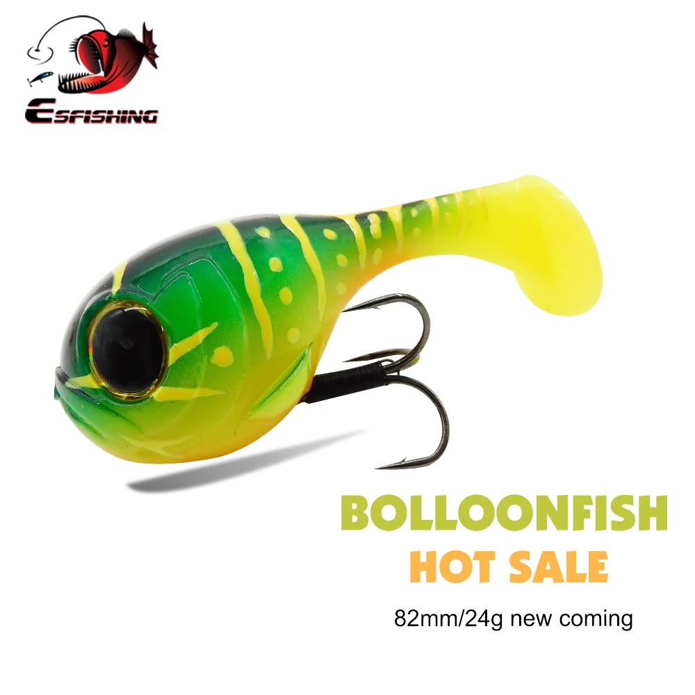 ESFISHING 22023 Swimbait pececito – Señuelo blando para lubina