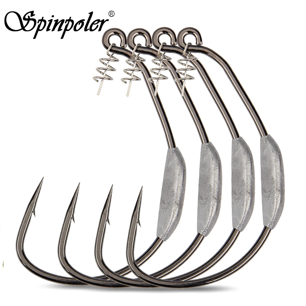 Anzuelos Spinpoler Raptor sin cuña – Espacio ancho para vinilo
