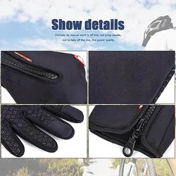 Guantes de invierno impermeables a prueba de viento con pantalla táctil