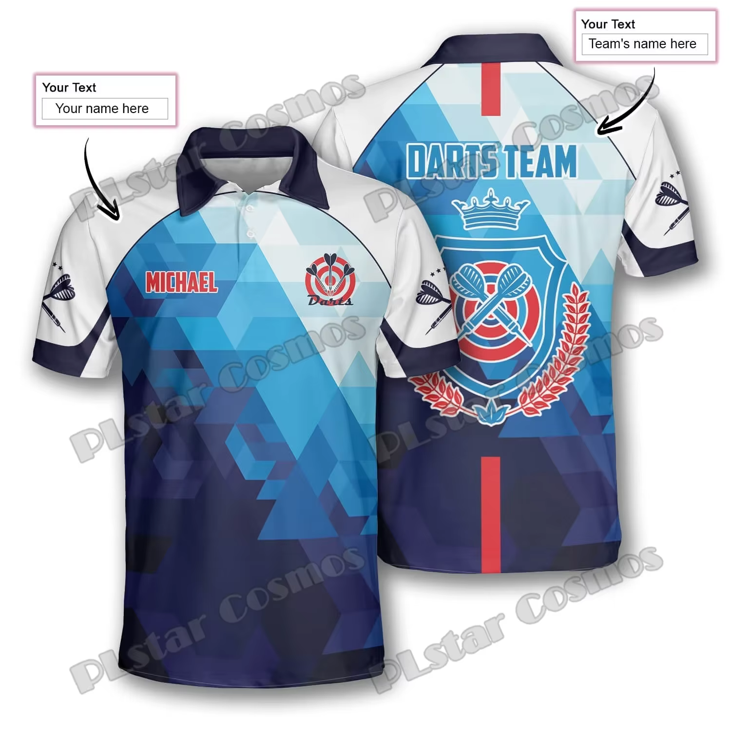 Dragon Fire Polo estampado 3D para hombre — verano premium