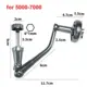 Manivela para carretes giratorios universales de aleación aluminio - imagen 4