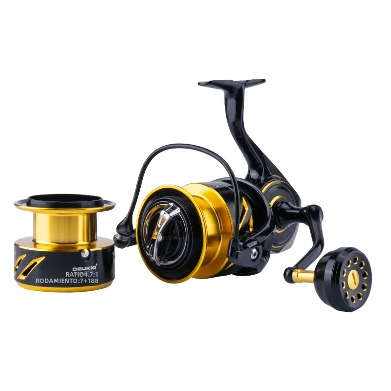 Carrete de pesca DEUKIO 2026 spinning agua salada impermeable - imagen 3