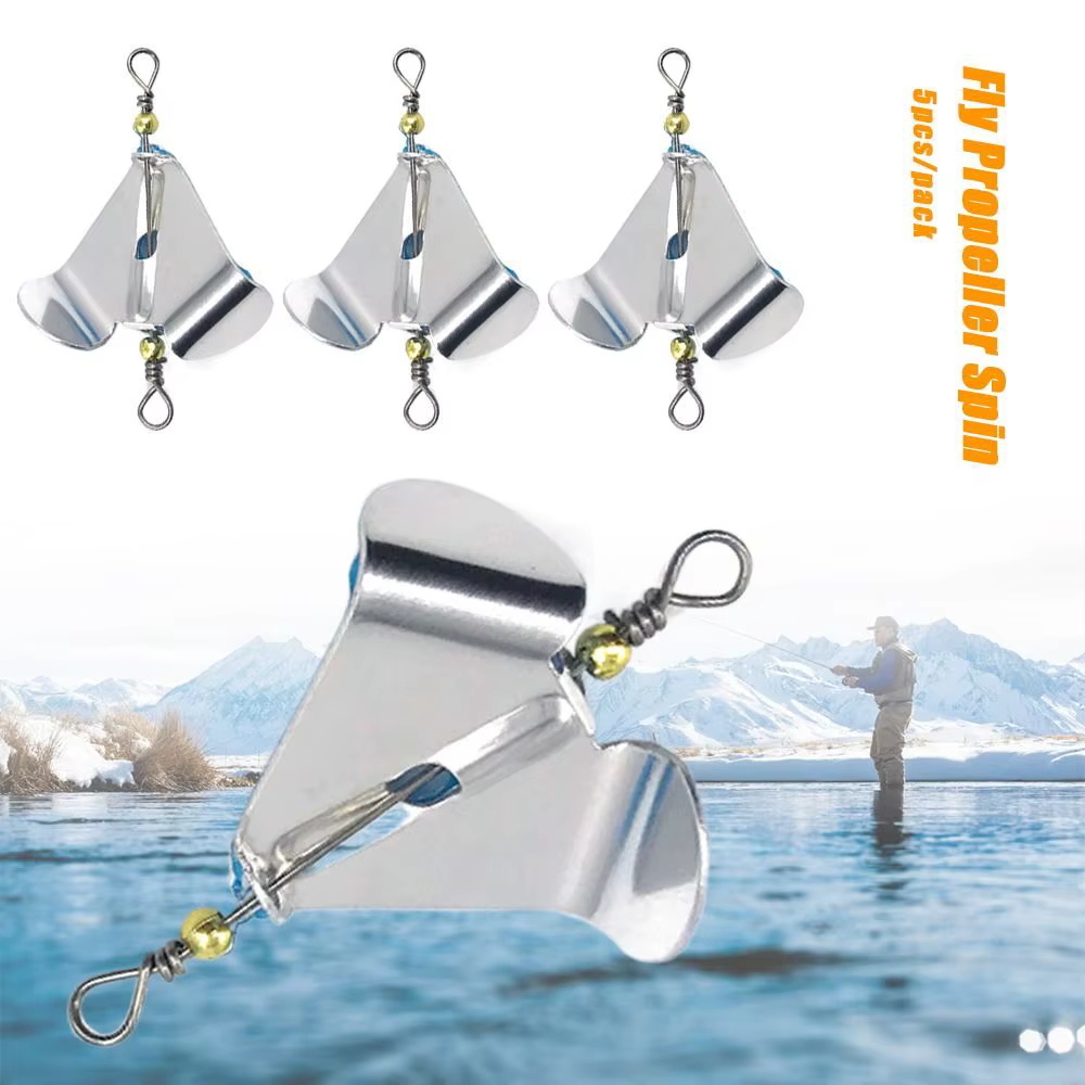 Spinnerbait de superficie con hélice acero inoxidable