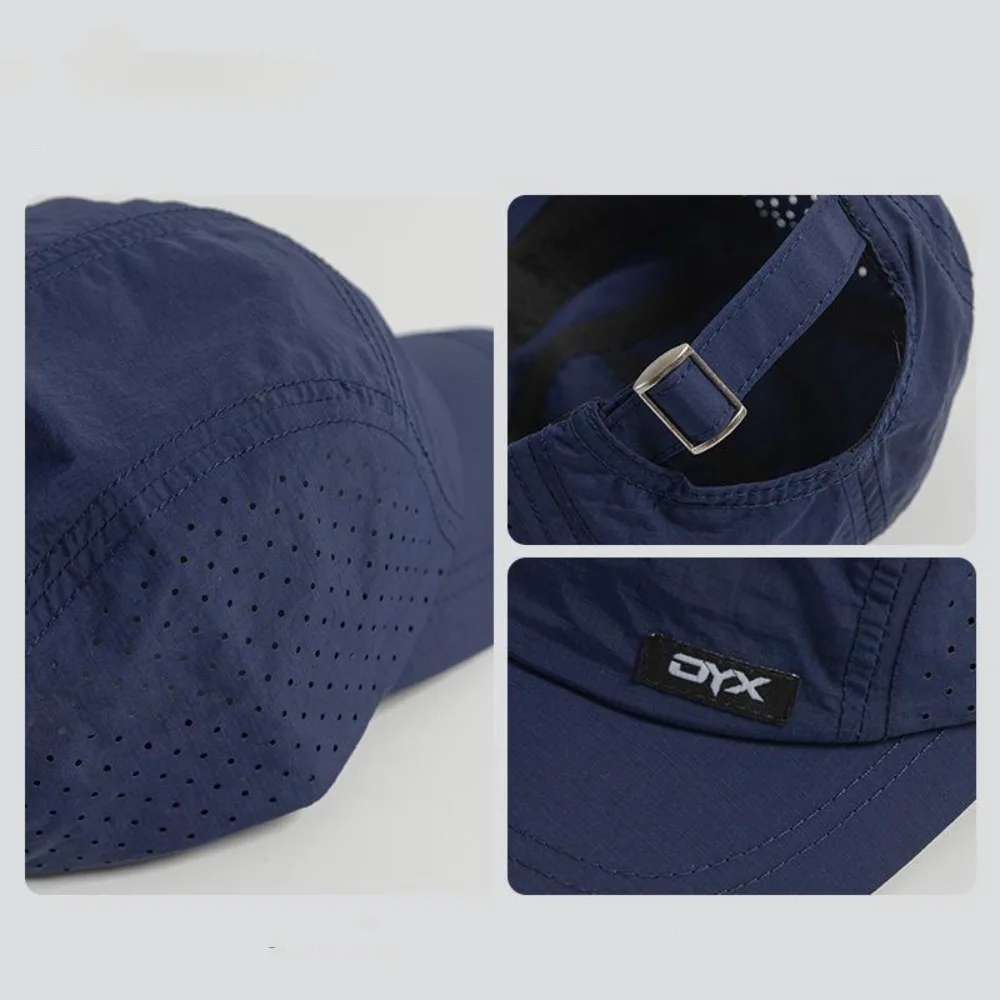 Gorra Snapback Retro de Ala Corta Hombre – Malla y Secado Rápido
