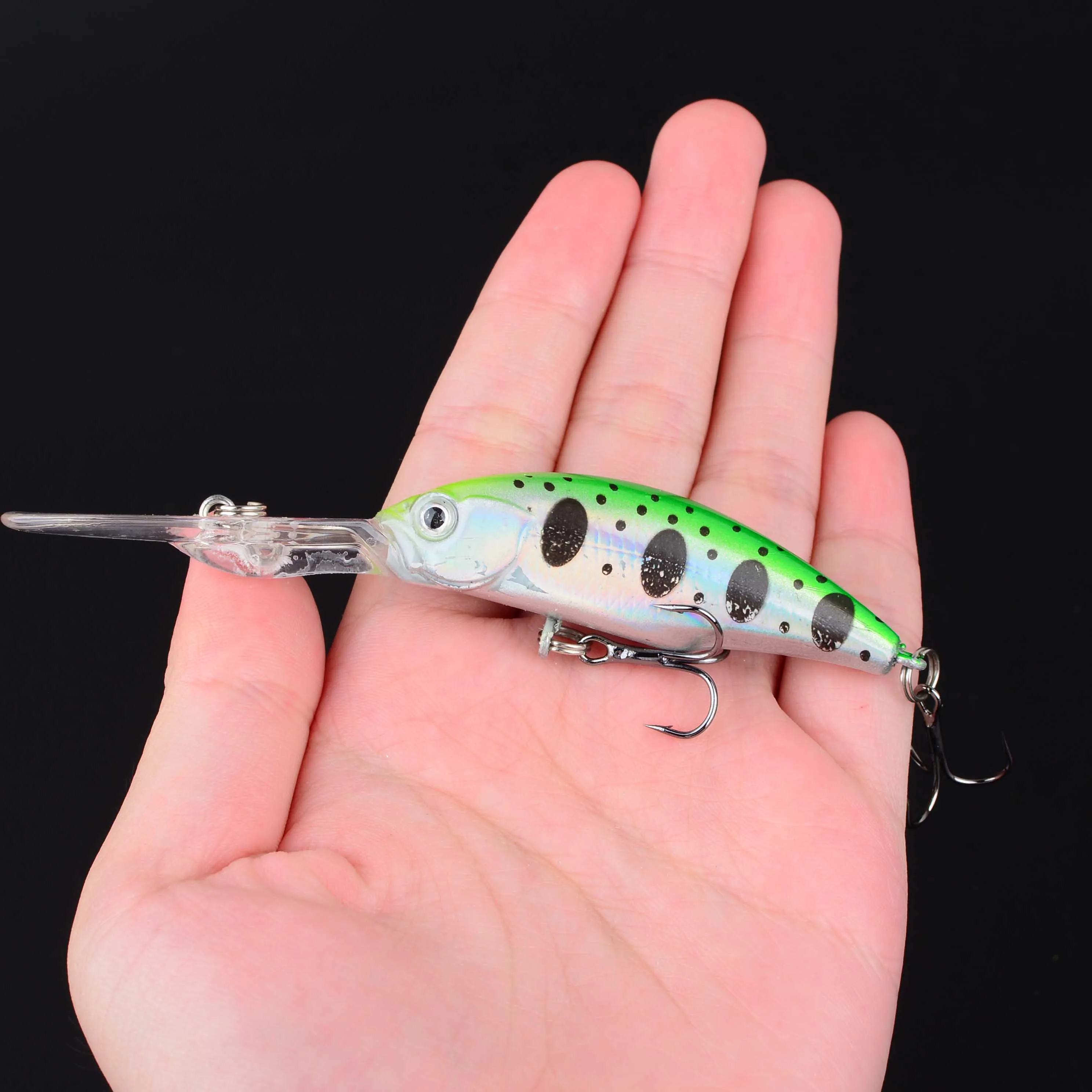 Long Lip Minnow señuelo duro para trucha y lubina - imagen 5