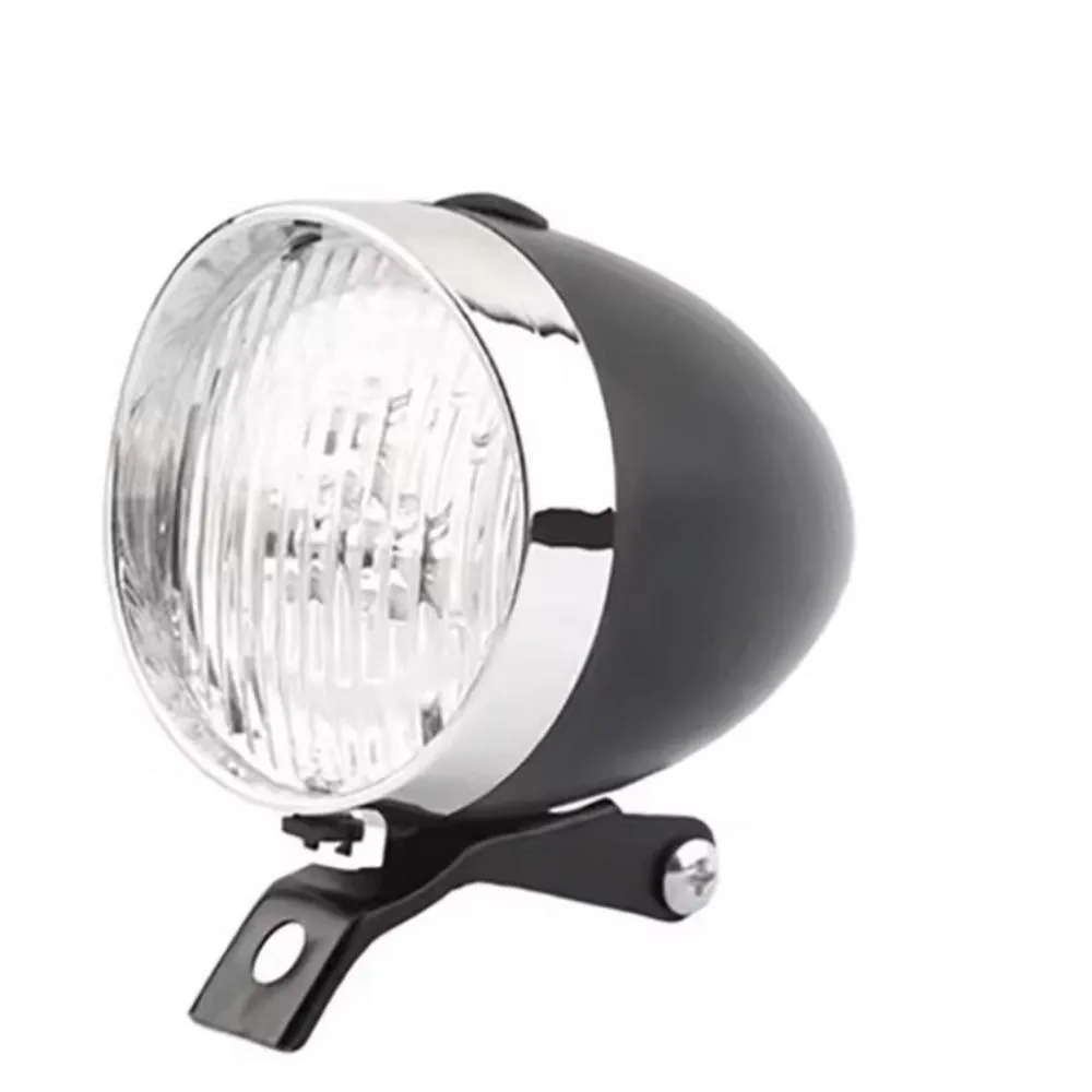Luz delantera bicicleta LED potente con soporte – Faro negro nocturno - imagen 2