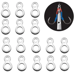 Anillo Giratorio para Señuelos de Pesca en Acero Inoxidable