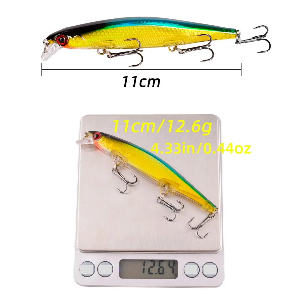 Señuelo Minnow de buceo profundo 110 mm para lucio y carpa grande - imagen 2