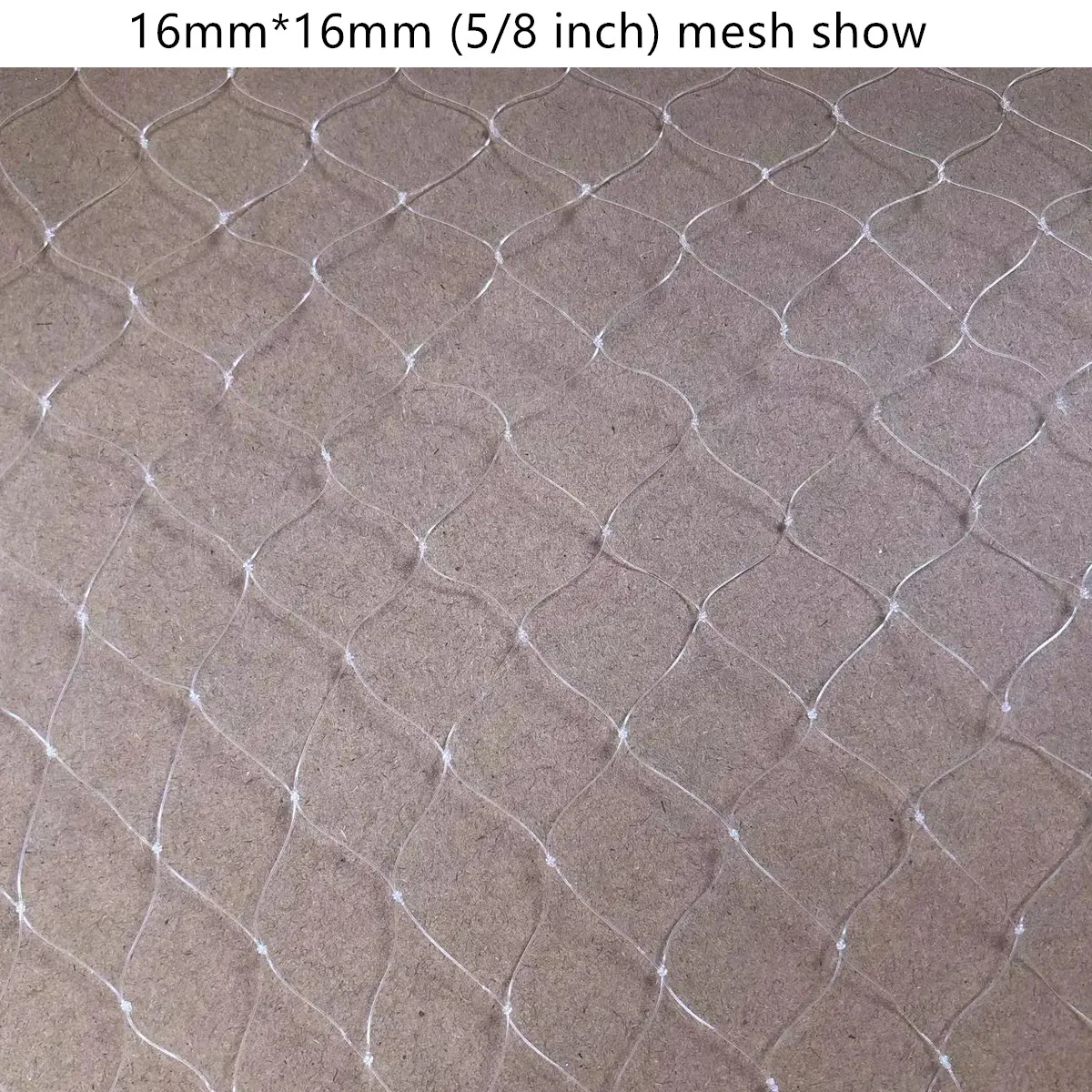 Muestra de malla de 20 mm × 20 mm (3/4 pulg)