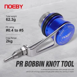Noeby Bobbin Knotter para atar nudos de línea de pesca inox aluminio