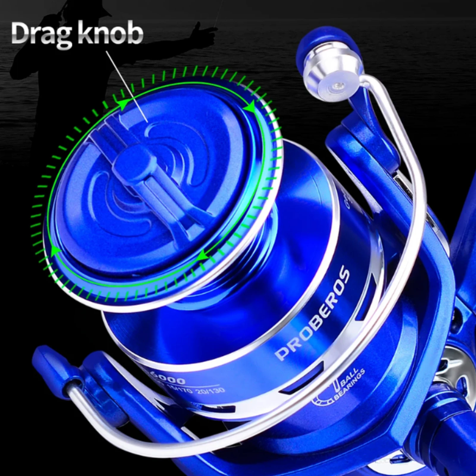 Carrete de pesca CNC FREE FISHER para carpa en agua dulce - imagen 4