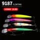 Wobbler Minnow flotante para lucio delgado con anzuelos largo - imagen 4