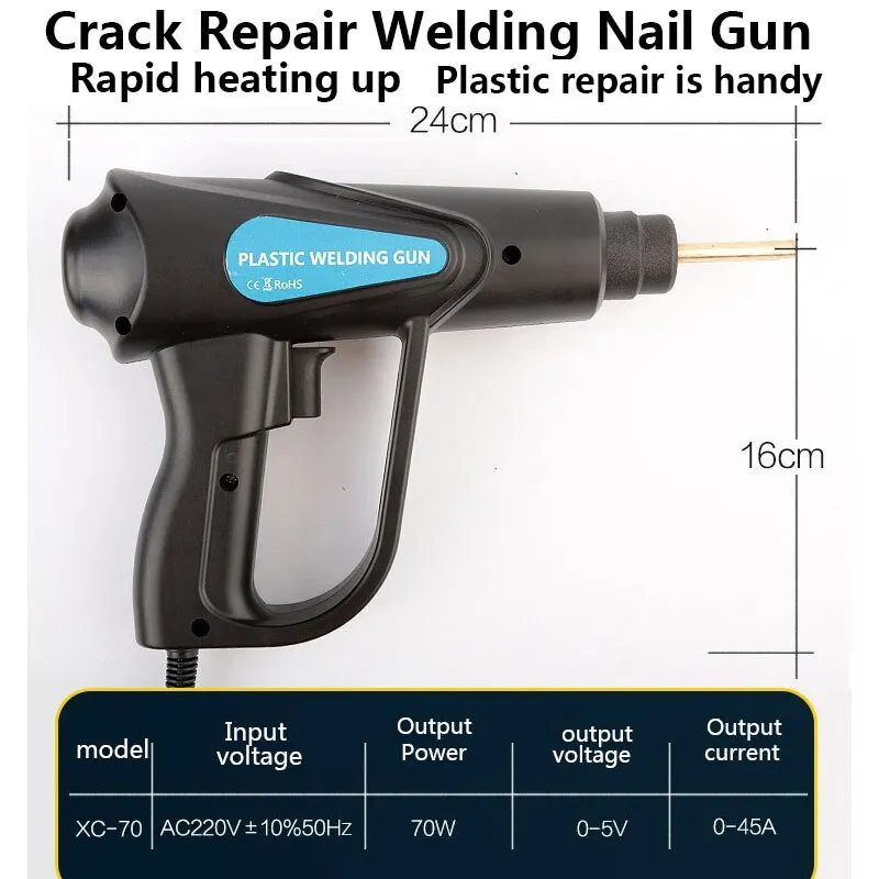 Pistola soldadura plástico 70W – Reparación parachoques PVC - imagen 3