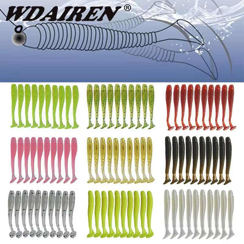 Swimbait vinilo 48mm 0,8g – Jigging - imagen 4