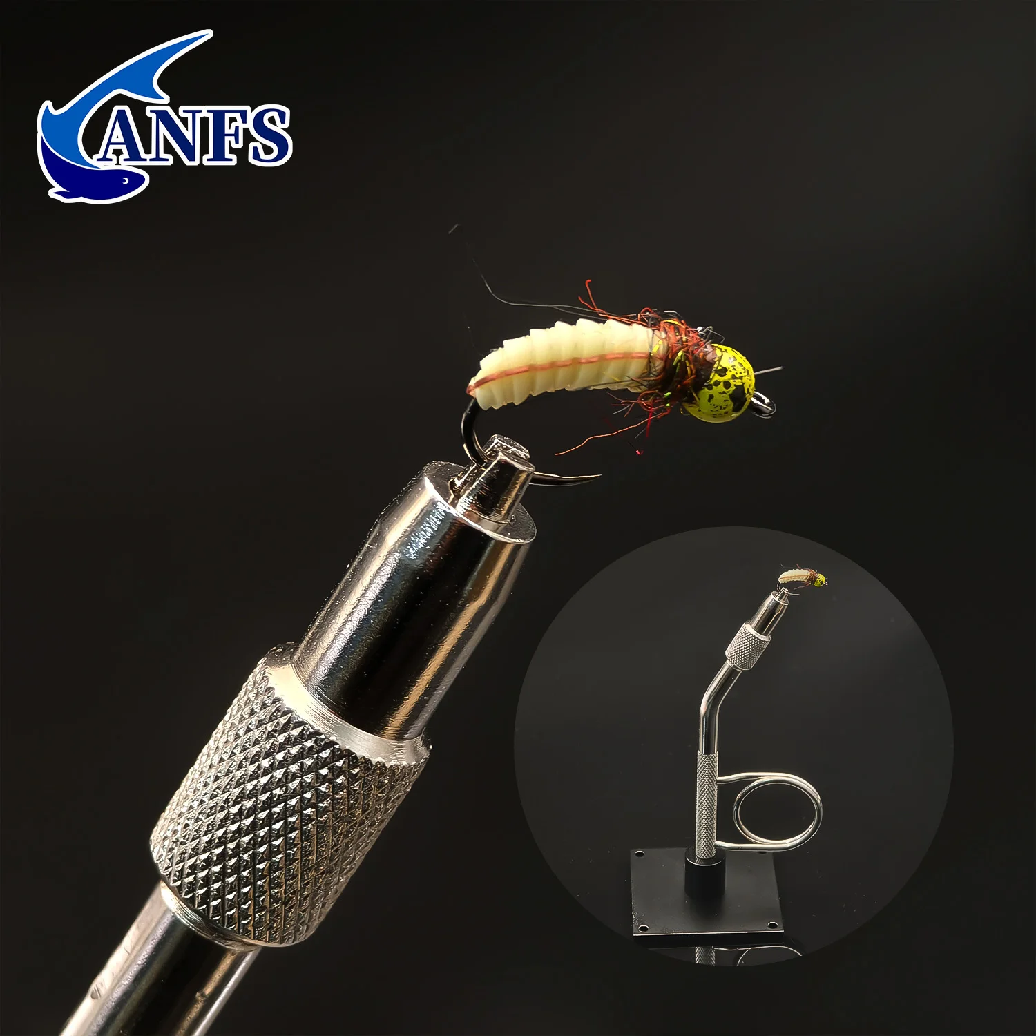 ANFS tornillo de banco giratorio para atado de moscas - imagen 2