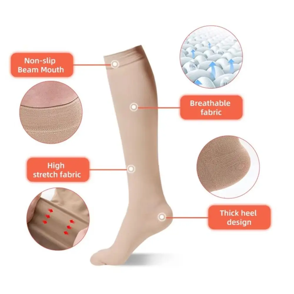 Calcetines de compresión de nailon y spandex transpirables - imagen 4