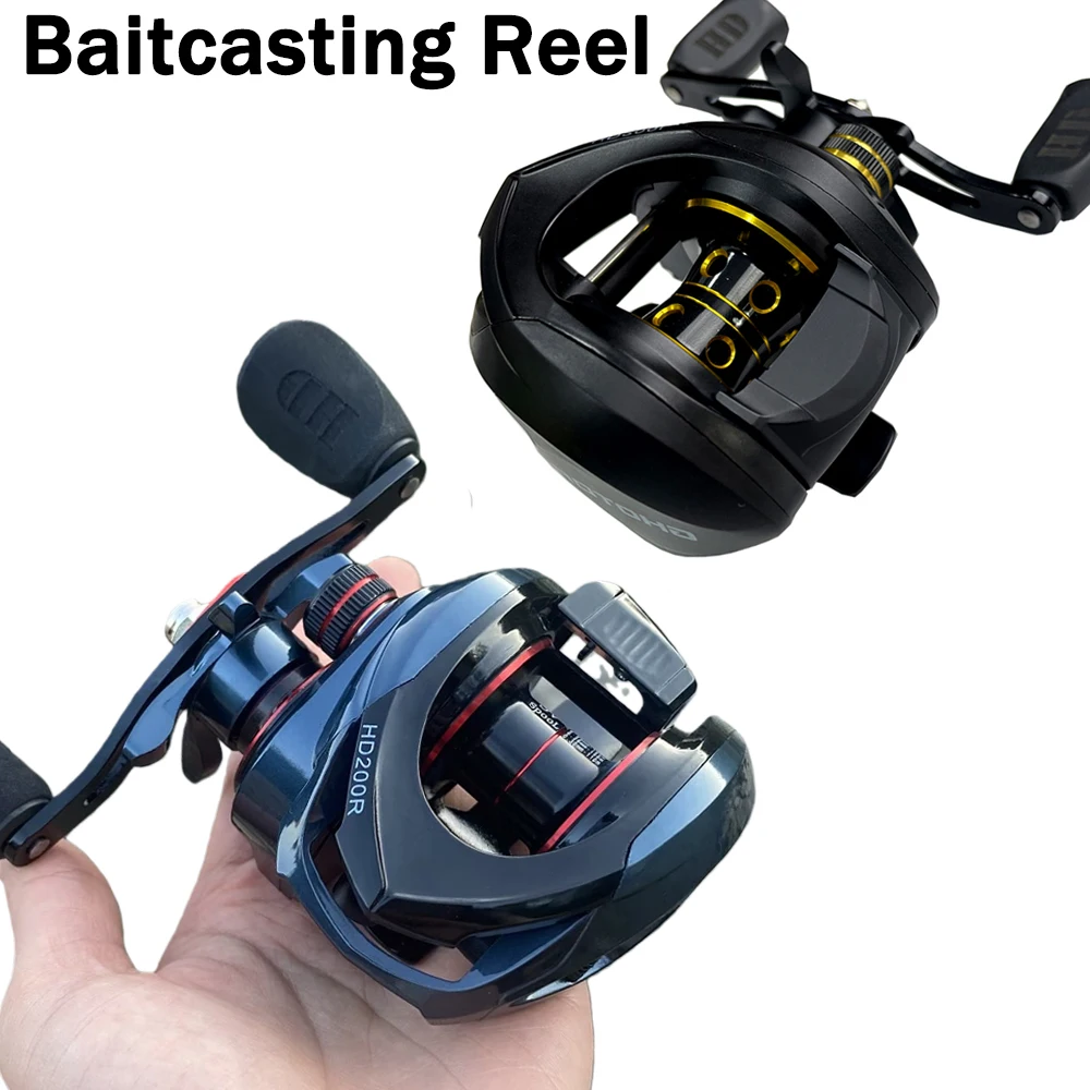 Carrete baitcasting de pesca de carpa para agua dulce, arrastre - imagen 4