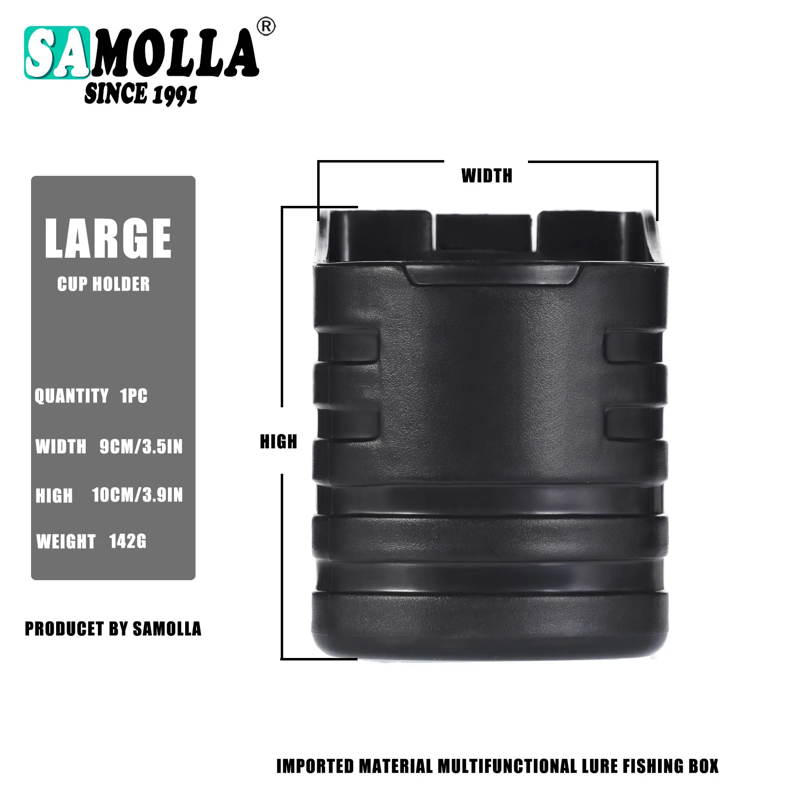 Caja de pesca con soporte caña y barril desmontable - imagen 3