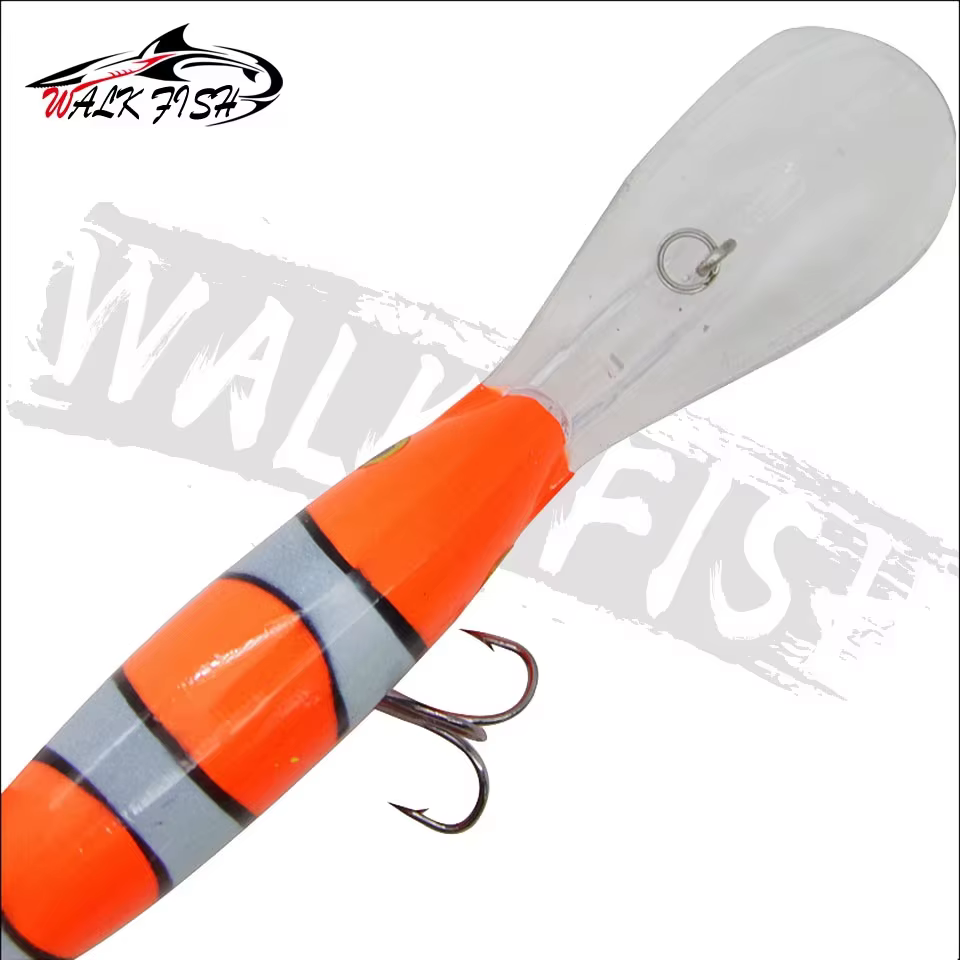 WALK FISH Wobbler Minnow de labio largo para lucio y lubina - imagen 2