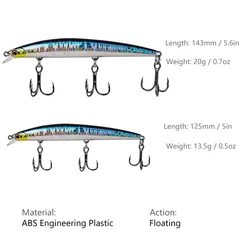 Señuelo Flotante MOOKZZ 143mm 20g – Cebo para Pececillos